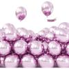PartyWoo Metallic Pinkish Purple Balloons, 50 pcs 5 Inch Metallic Pink Balloons, Pink Metallic Balloons for Balloon Garland Balloon Arch as Wedding Decorations, Birthday Party Decorations, Pink-G108