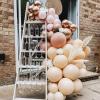 PartyWoo Boho Apricot Balloons, 52 pcs 12 Inch Apricot Balloons, Latex Balloons for Balloon Garland or Balloon Arch as Birthday Decorations, Wedding Decorations, Baby Shower Decorations, Apricot-F05