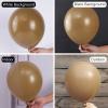 PartyWoo Coffee Brown Balloons, 52 pcs 12 Inch Boho Brown Balloons, Brown Balloons for Balloon Garland or Balloon Arch as Birthday Decorations, Wedding Decorations, Baby Shower Decorations, Brown-F09