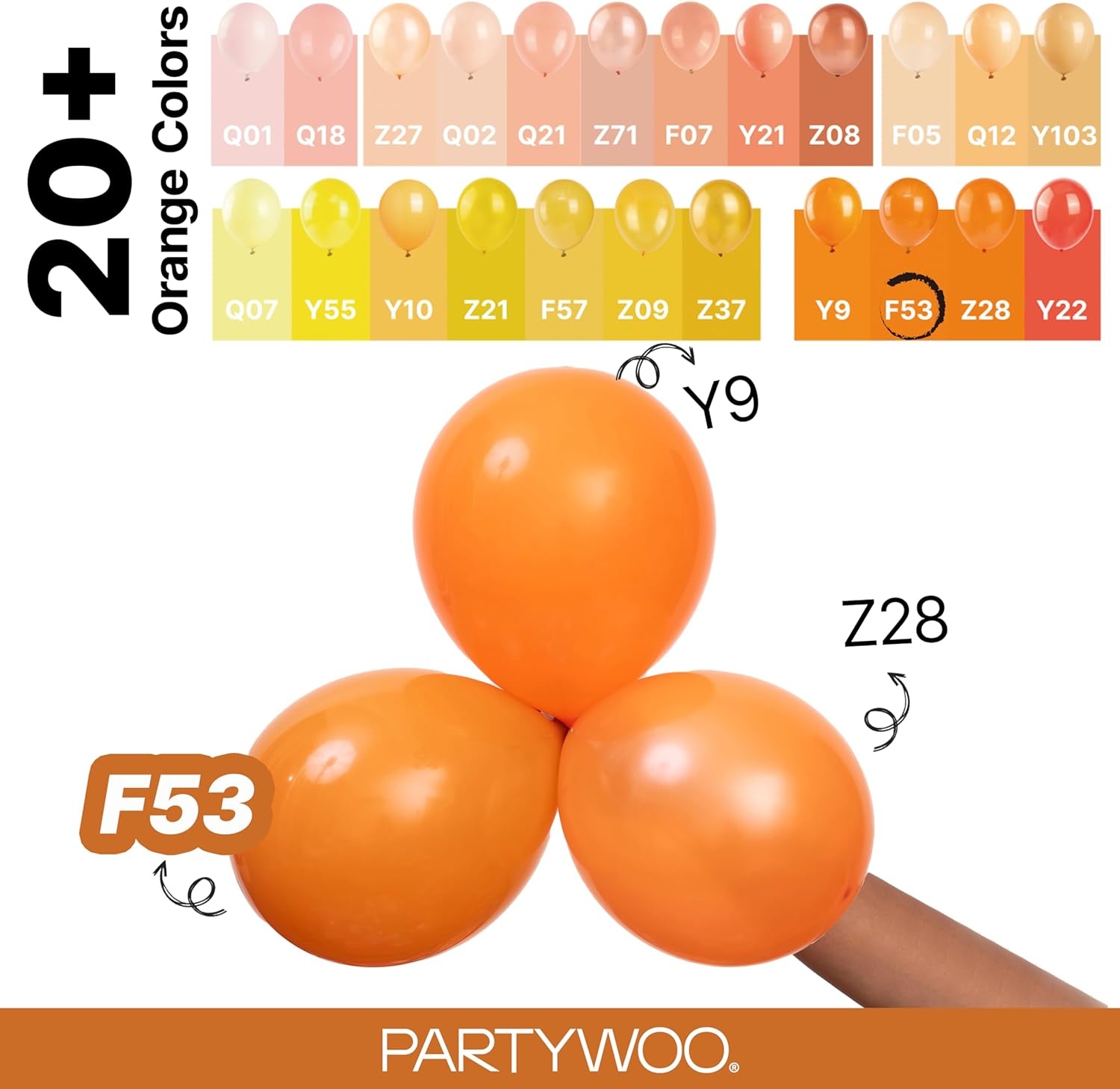 image:imagePartyWoo Teal Balloons 130pcs Different Sizes Pack of 18 12 10 5 Inch Turquoise Dark Teal Balloon Arch Kit for Baby Shower Gender Reveal Graduation Mermaid Birthday Pool Party Decorations BlueY69Burnt Orangef53