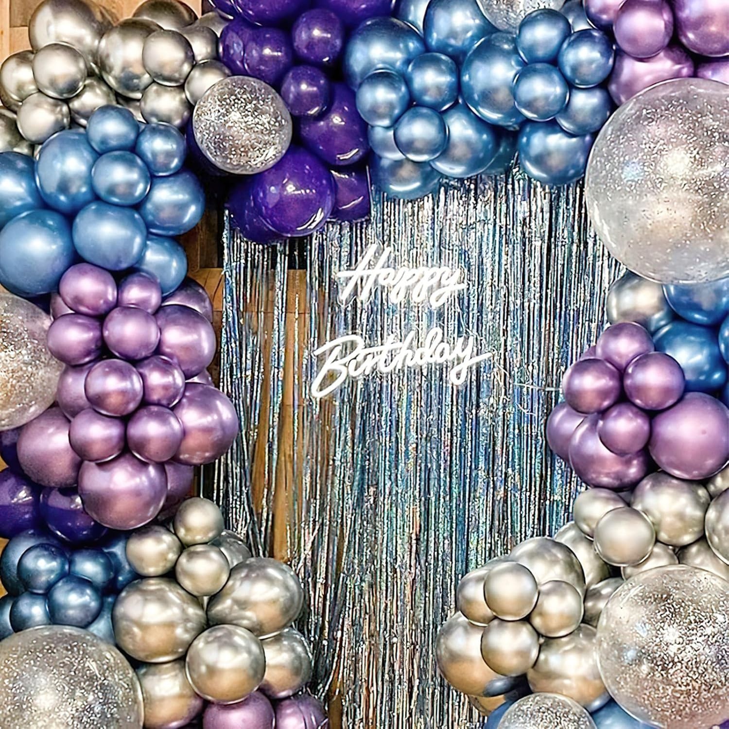 image:imagePartyWoo Teal Balloons 130pcs Different Sizes Pack of 18 12 10 5 Inch Turquoise Dark Teal Balloon Arch Kit for Baby Shower Gender Reveal Graduation Mermaid Birthday Pool Party Decorations BlueY69Multiblue