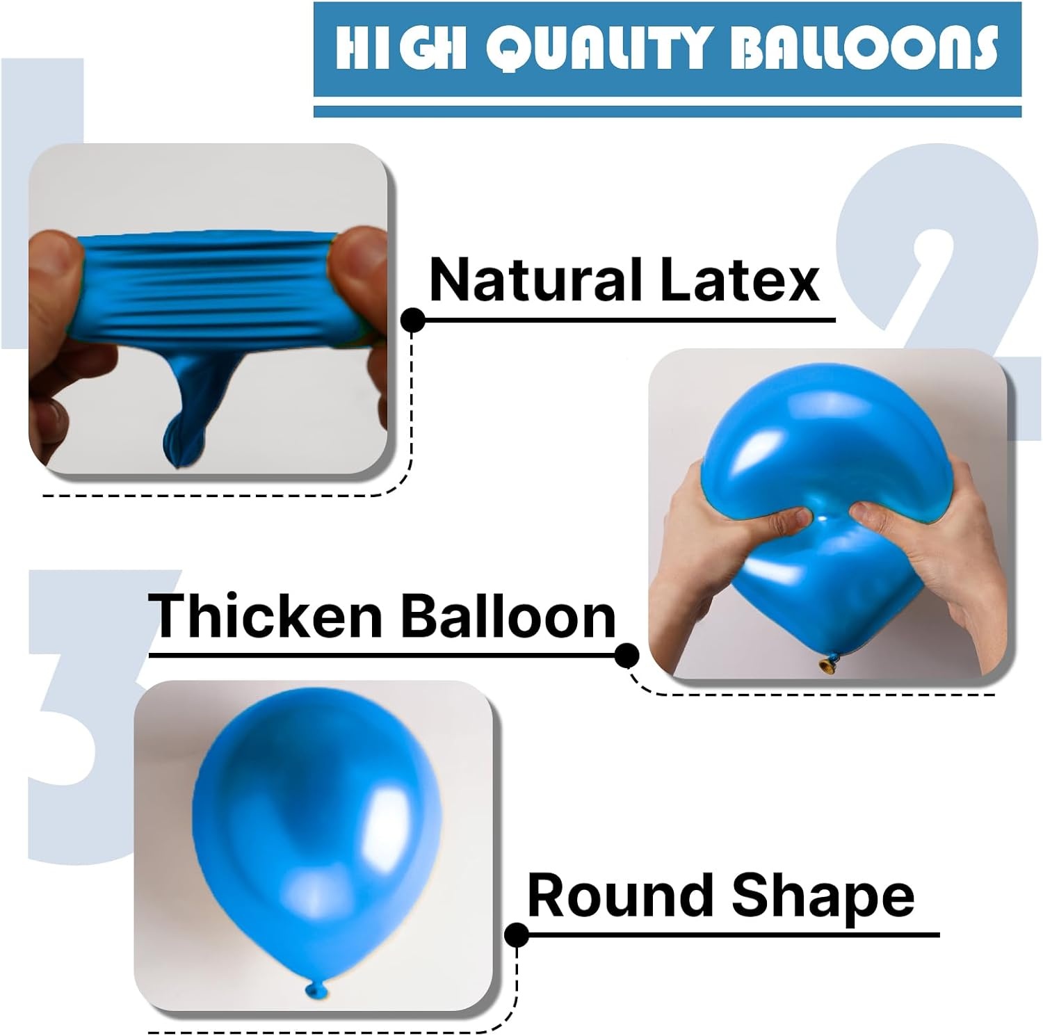 image:imagePartyWoo Teal Balloons 130pcs Different Sizes Pack of 18 12 10 5 Inch Turquoise Dark Teal Balloon Arch Kit for Baby Shower Gender Reveal Graduation Mermaid Birthday Pool Party Decorations BlueY69Blueg106