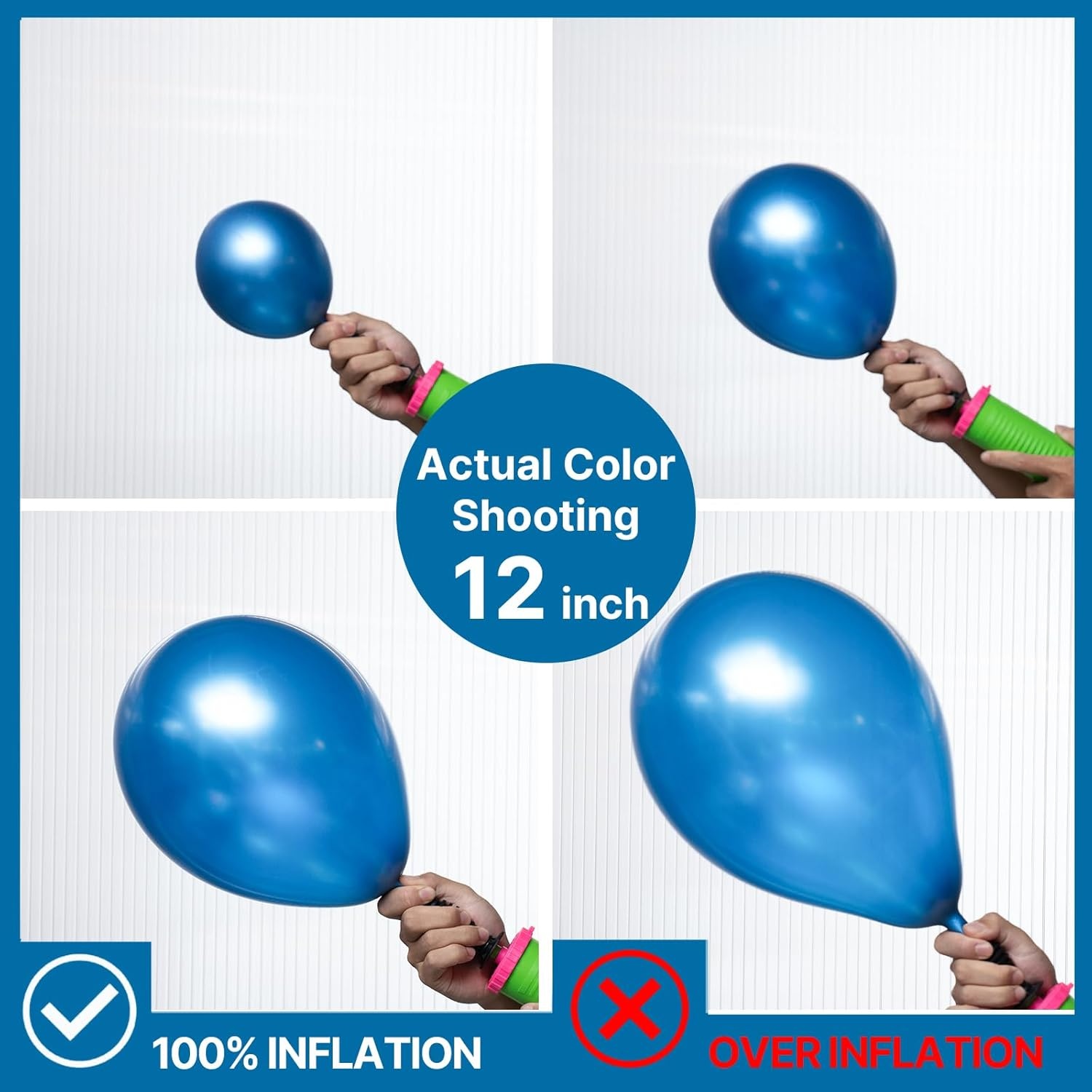 image:imagePartyWoo Teal Balloons 130pcs Different Sizes Pack of 18 12 10 5 Inch Turquoise Dark Teal Balloon Arch Kit for Baby Shower Gender Reveal Graduation Mermaid Birthday Pool Party Decorations BlueY69Blueg106