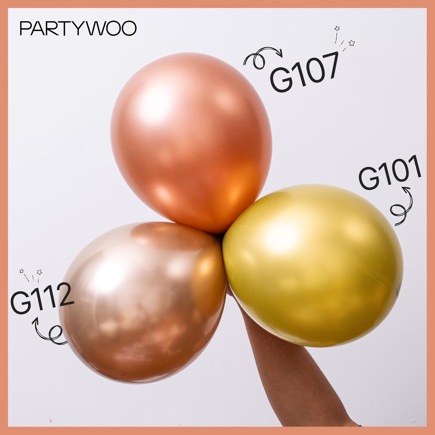 image:imagePartyWoo Teal Balloons 130pcs Different Sizes Pack of 18 12 10 5 Inch Turquoise Dark Teal Balloon Arch Kit for Baby Shower Gender Reveal Graduation Mermaid Birthday Pool Party Decorations BlueY69Rose Goldg107