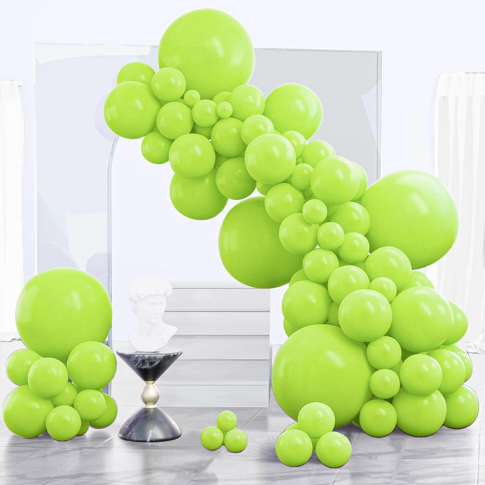 image:imagePartyWoo Teal Balloons 130pcs Different Sizes Pack of 18 12 10 5 Inch Turquoise Dark Teal Balloon Arch Kit for Baby Shower Gender Reveal Graduation Mermaid Birthday Pool Party Decorations BlueY69Greeny6