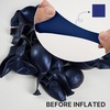 PartyWoo Teal Balloons 130pcs Different Sizes Pack of 18 12 10 5 Inch Turquoise Dark Teal Balloon Arch Kit for Baby Shower Gender Reveal Graduation Mermaid Birthday Pool Party Decorations Blue-Y69(Blue-z90)