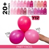 PartyWoo Teal Balloons 130pcs Different Sizes Pack of 18 12 10 5 Inch Turquoise Dark Teal Balloon Arch Kit for Baby Shower Gender Reveal Graduation Mermaid Birthday Pool Party Decorations Blue-Y69(Pink-y12)