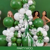 PartyWoo Teal Balloons 130pcs Different Sizes Pack of 18 12 10 5 Inch Turquoise Dark Teal Balloon Arch Kit for Baby Shower Gender Reveal Graduation Mermaid Birthday Pool Party Decorations Blue-Y69(Green-y56)