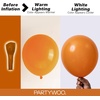 PartyWoo Teal Balloons 130pcs Different Sizes Pack of 18 12 10 5 Inch Turquoise Dark Teal Balloon Arch Kit for Baby Shower Gender Reveal Graduation Mermaid Birthday Pool Party Decorations Blue-Y69(Burnt Orange-f53)