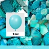 PartyWoo Teal Balloons 130pcs Different Sizes Pack of 18 12 10 5 Inch Turquoise Dark Teal Balloon Arch Kit for Baby Shower Gender Reveal Graduation Mermaid Birthday Pool Party Decorations Blue-Y69(Teal-y69)