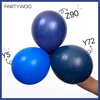 PartyWoo Teal Balloons 130pcs Different Sizes Pack of 18 12 10 5 Inch Turquoise Dark Teal Balloon Arch Kit for Baby Shower Gender Reveal Graduation Mermaid Birthday Pool Party Decorations Blue-Y69(Blue-z90)