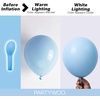 PartyWoo Teal Balloons 130pcs Different Sizes Pack of 18 12 10 5 Inch Turquoise Dark Teal Balloon Arch Kit for Baby Shower Gender Reveal Graduation Mermaid Birthday Pool Party Decorations Blue-Y69(Blue-y4)