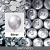 PartyWoo Teal Balloons 130pcs Different Sizes Pack of 18 12 10 5 Inch Turquoise Dark Teal Balloon Arch Kit for Baby Shower Gender Reveal Graduation Mermaid Birthday Pool Party Decorations Blue-Y69(Silver-g102)