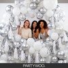 PartyWoo Teal Balloons 130pcs Different Sizes Pack of 18 12 10 5 Inch Turquoise Dark Teal Balloon Arch Kit for Baby Shower Gender Reveal Graduation Mermaid Birthday Pool Party Decorations Blue-Y69(White-y13)