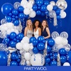 PartyWoo Teal Balloons 130pcs Different Sizes Pack of 18 12 10 5 Inch Turquoise Dark Teal Balloon Arch Kit for Baby Shower Gender Reveal Graduation Mermaid Birthday Pool Party Decorations Blue-Y69(Blue-y59)