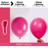 PartyWoo Teal Balloons 130pcs Different Sizes Pack of 18 12 10 5 Inch Turquoise Dark Teal Balloon Arch Kit for Baby Shower Gender Reveal Graduation Mermaid Birthday Pool Party Decorations Blue-Y69(Pink-y12)