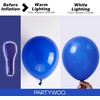 PartyWoo Teal Balloons 130pcs Different Sizes Pack of 18 12 10 5 Inch Turquoise Dark Teal Balloon Arch Kit for Baby Shower Gender Reveal Graduation Mermaid Birthday Pool Party Decorations Blue-Y69(Blue-y59)