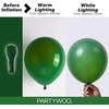 PartyWoo Teal Balloons 130pcs Different Sizes Pack of 18 12 10 5 Inch Turquoise Dark Teal Balloon Arch Kit for Baby Shower Gender Reveal Graduation Mermaid Birthday Pool Party Decorations Blue-Y69(Green-y56)
