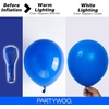 PartyWoo Teal Balloons 130pcs Different Sizes Pack of 18 12 10 5 Inch Turquoise Dark Teal Balloon Arch Kit for Baby Shower Gender Reveal Graduation Mermaid Birthday Pool Party Decorations Blue-Y69(Blue-y5)