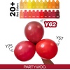 PartyWoo Teal Balloons 130pcs Different Sizes Pack of 18 12 10 5 Inch Turquoise Dark Teal Balloon Arch Kit for Baby Shower Gender Reveal Graduation Mermaid Birthday Pool Party Decorations Blue-Y69(Burgundy-y62)