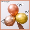 PartyWoo Teal Balloons 130pcs Different Sizes Pack of 18 12 10 5 Inch Turquoise Dark Teal Balloon Arch Kit for Baby Shower Gender Reveal Graduation Mermaid Birthday Pool Party Decorations Blue-Y69(Rose Gold-g107)