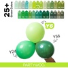 PartyWoo Teal Balloons 130pcs Different Sizes Pack of 18 12 10 5 Inch Turquoise Dark Teal Balloon Arch Kit for Baby Shower Gender Reveal Graduation Mermaid Birthday Pool Party Decorations Blue-Y69(Green-y6)