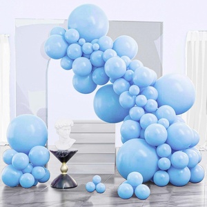 PartyWoo Teal Balloons 130pcs Different Sizes Pack of 18 12 10 5 Inch Turquoise Dark Teal Balloon Arch Kit for Baby Shower Gender Reveal Graduation Mermaid Birthday Pool Party Decorations Blue-Y69(Blue-y4)