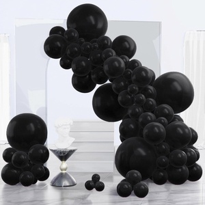 PartyWoo Teal Balloons 130pcs Different Sizes Pack of 18 12 10 5 Inch Turquoise Dark Teal Balloon Arch Kit for Baby Shower Gender Reveal Graduation Mermaid Birthday Pool Party Decorations Blue-Y69(Black-y18)
