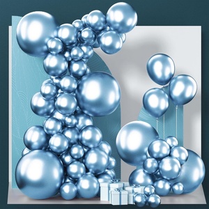 PartyWoo Teal Balloons 130pcs Different Sizes Pack of 18 12 10 5 Inch Turquoise Dark Teal Balloon Arch Kit for Baby Shower Gender Reveal Graduation Mermaid Birthday Pool Party Decorations Blue-Y69(Blue-g119)