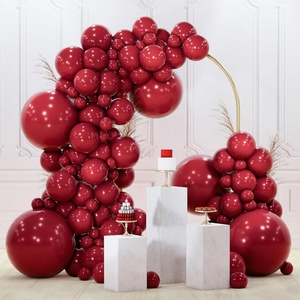 PartyWoo Teal Balloons 130pcs Different Sizes Pack of 18 12 10 5 Inch Turquoise Dark Teal Balloon Arch Kit for Baby Shower Gender Reveal Graduation Mermaid Birthday Pool Party Decorations Blue-Y69(Burgundy-y62)